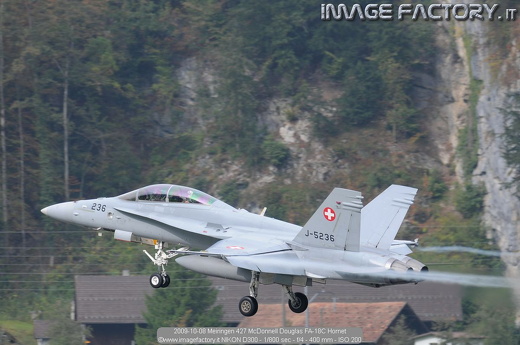 2009-10-08 Meiringen 427 McDonnell Douglas FA-18C Hornet